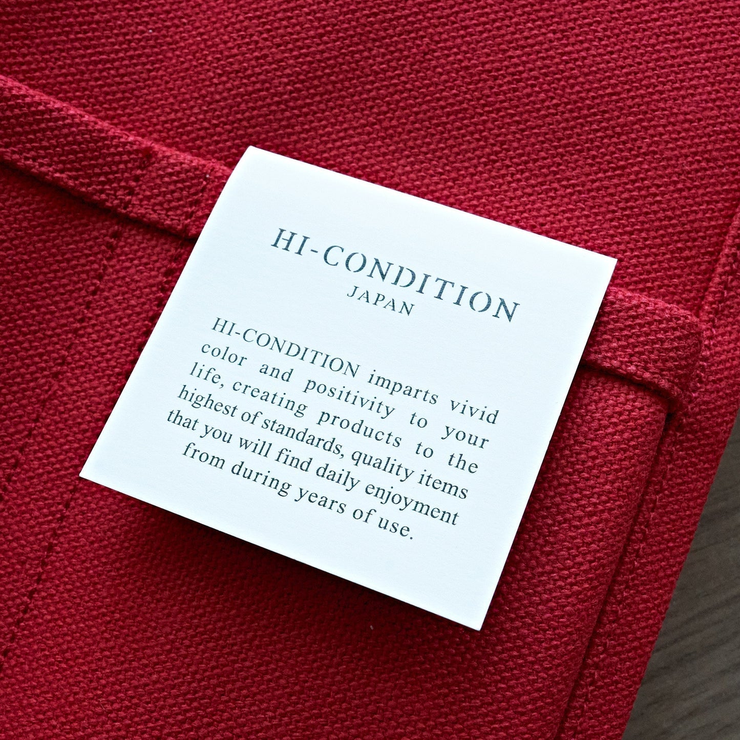 Hi-Condition Hanpu Canvas 6 Pockets Knife Roll Red