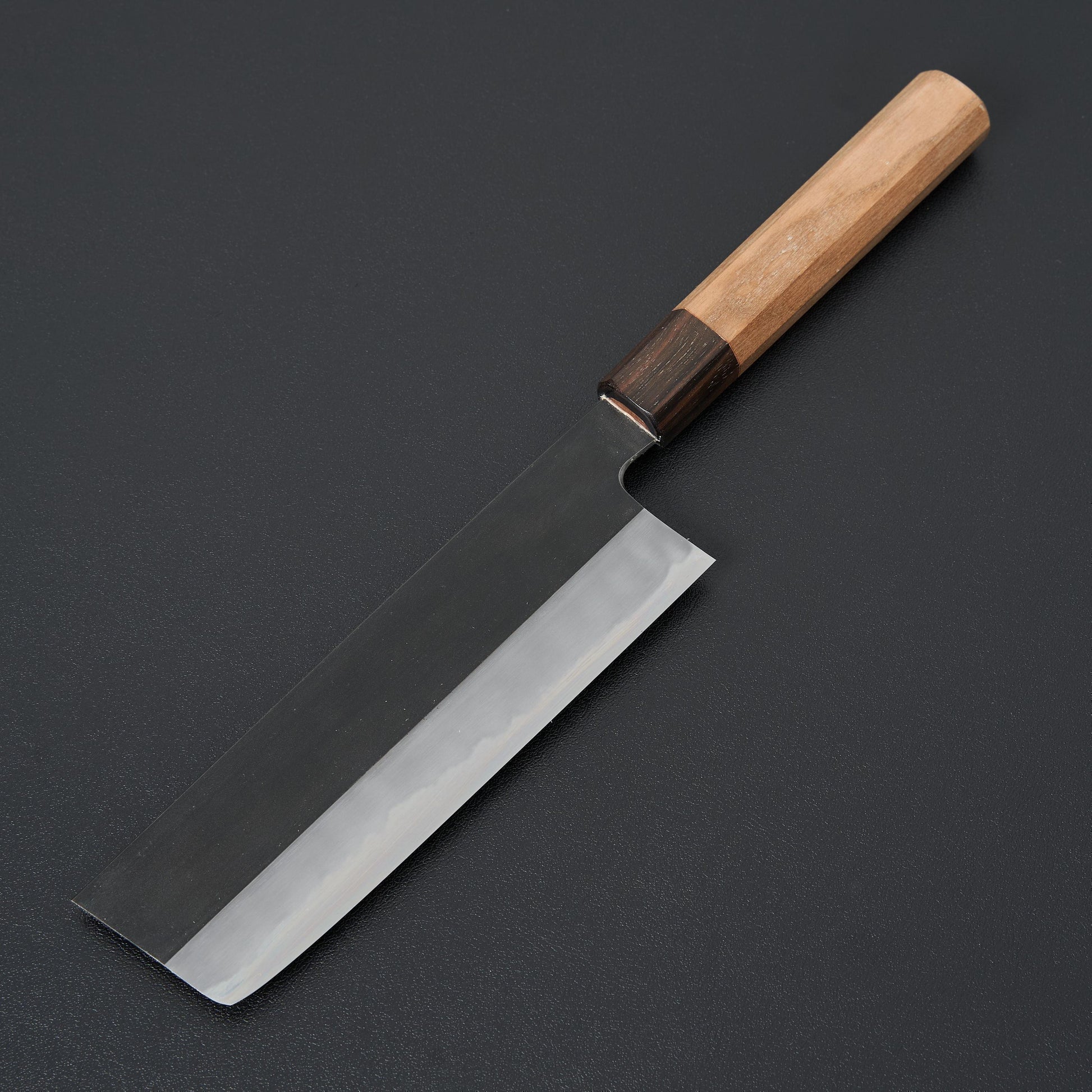Hitohira Kikuchiyo Kyuzo White#2 Kurouchi Nakiri 180mm Cherry Wood