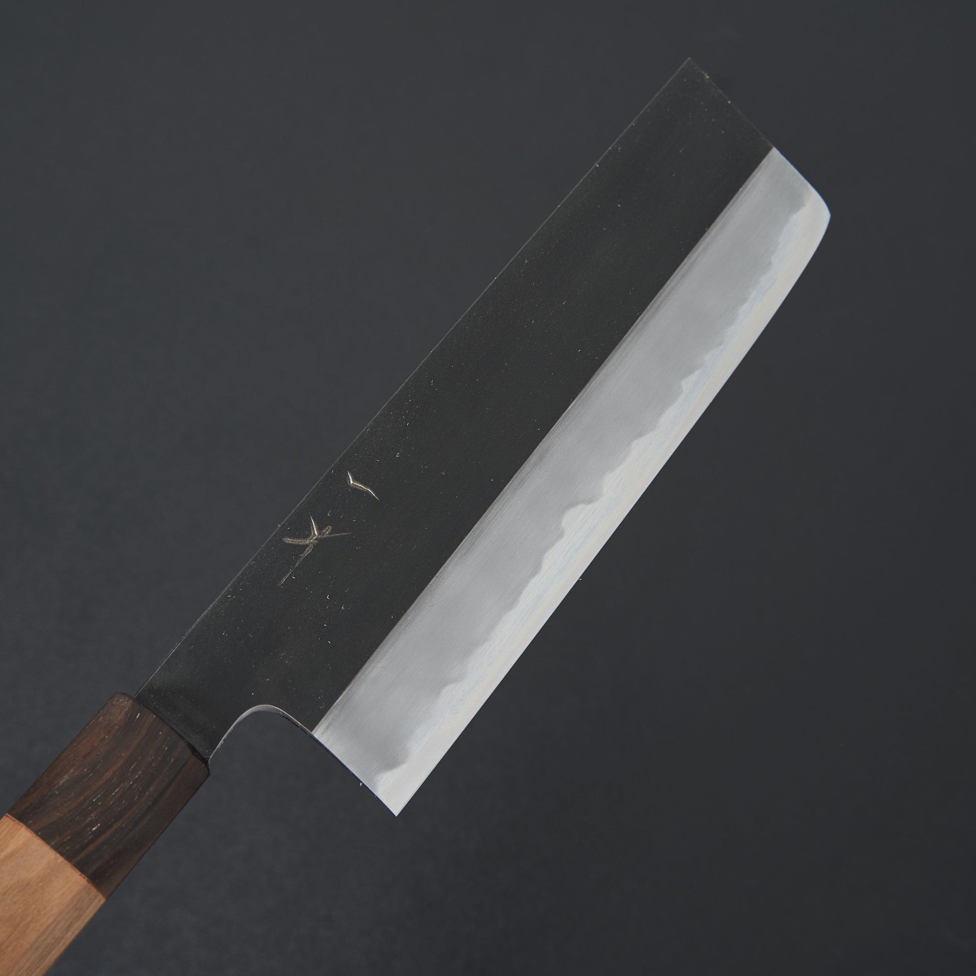 Hitohira Kikuchiyo Kyuzo White#2 Kurouchi Nakiri 180mm Cherry Wood