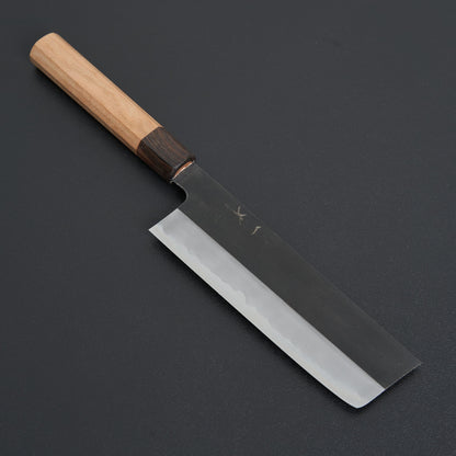 Hitohira Kikuchiyo Kyuzo White#2 Kurouchi Nakiri 180mm Cherry Wood