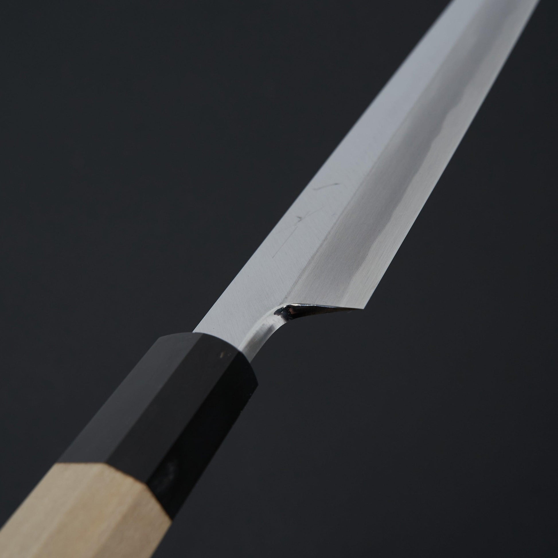 Hitohira Kikuchiyo Manzo Blue #2 Yanagiba 300mm Ho Wood Handle