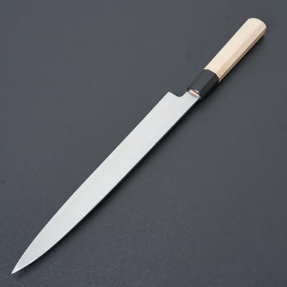 Hitohira Kikuchiyo Manzo White #3 Left-Handed Yanagiba 270mm Ho Wood Handle