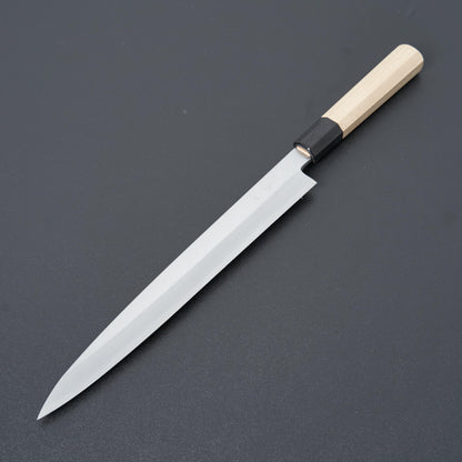 Hitohira Kikuchiyo Manzo White #3 Left-Handed Yanagiba 270mm Ho Wood Handle