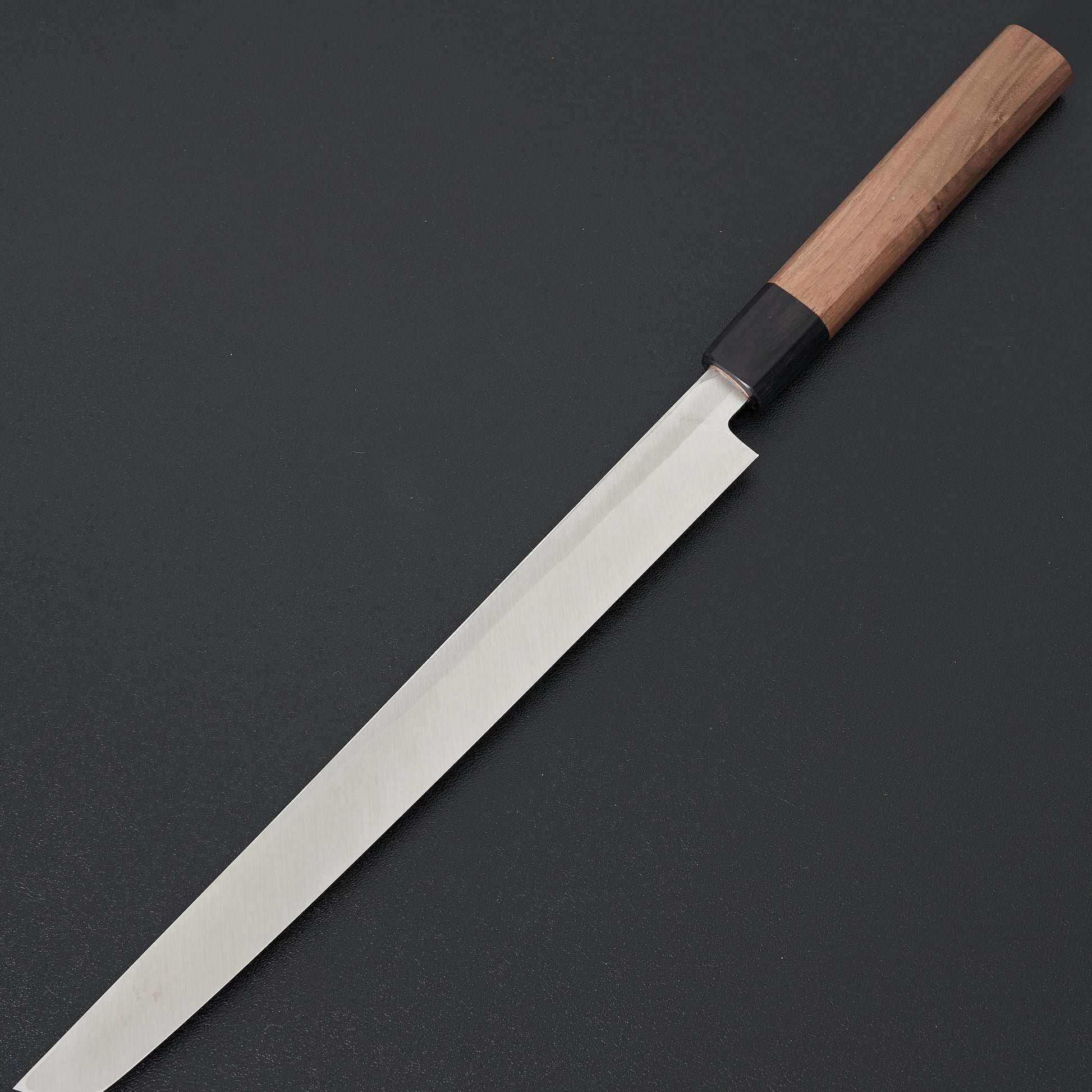 Hitohira Kikuchiyo Manzo White #3 Sakimaru Takobiki 270mm Walnut Handle (Saya)