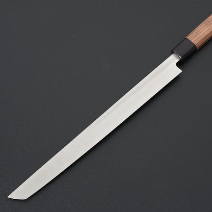 Hitohira Kikuchiyo Manzo White #3 Sakimaru Takobiki 300mm Walnut Handle (Saya)