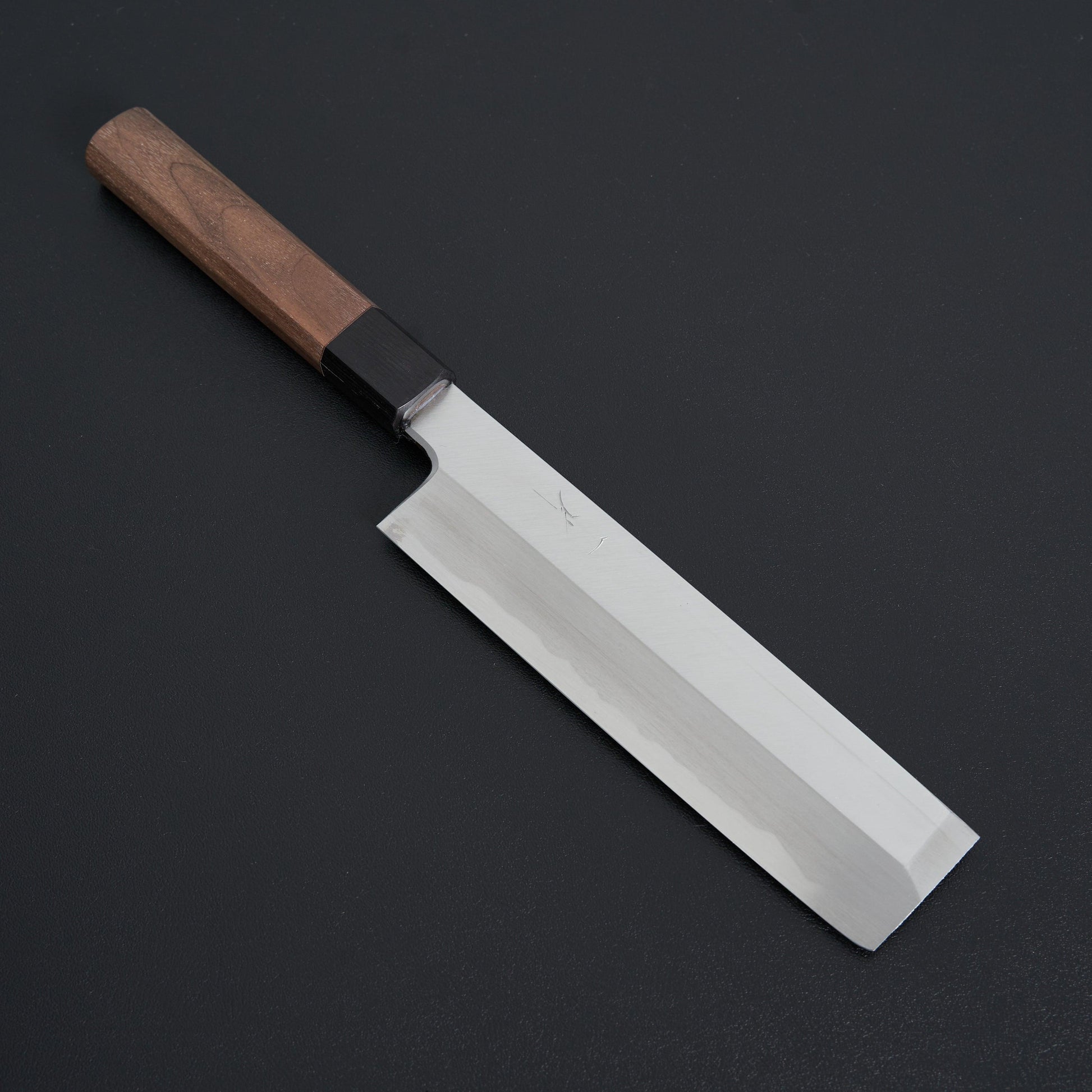 Hitohira Kikuchiyo Manzo White #3 Usuba 180mm Walnut Handle