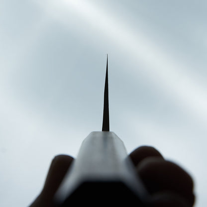 Hitohira TD Blue #2 Stainless Clad Kurouchi Nakiri 165mm Walnut Handle