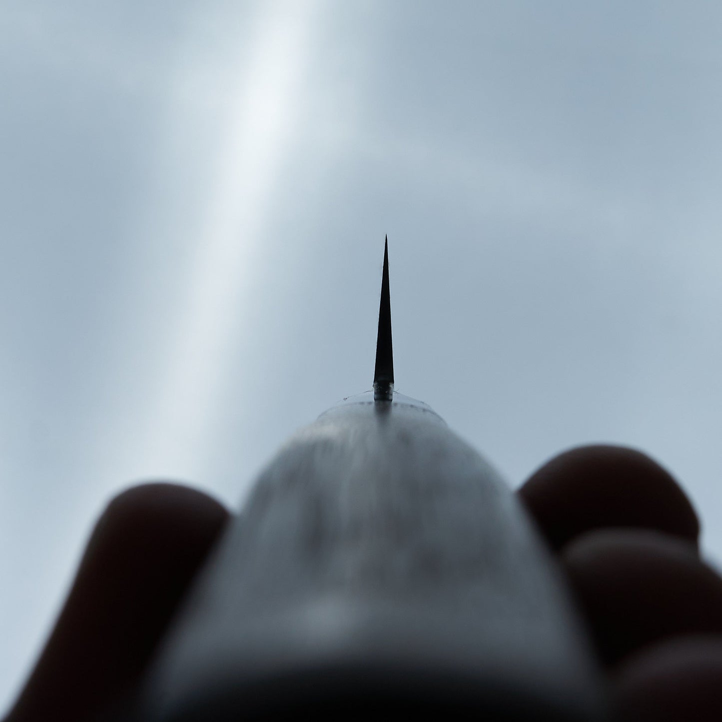 Hitohira TD Blue #2 Stainless Clad Nashiji Yo Sujihiki 240mm Walnut Handle