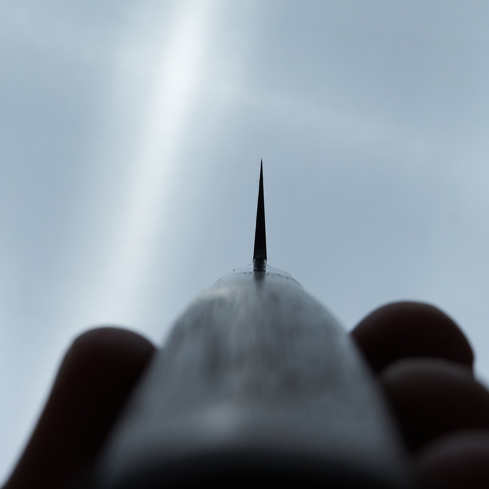 Hitohira TD Blue #2 Stainless Clad Nashiji Yo Sujihiki 240mm Walnut Handle