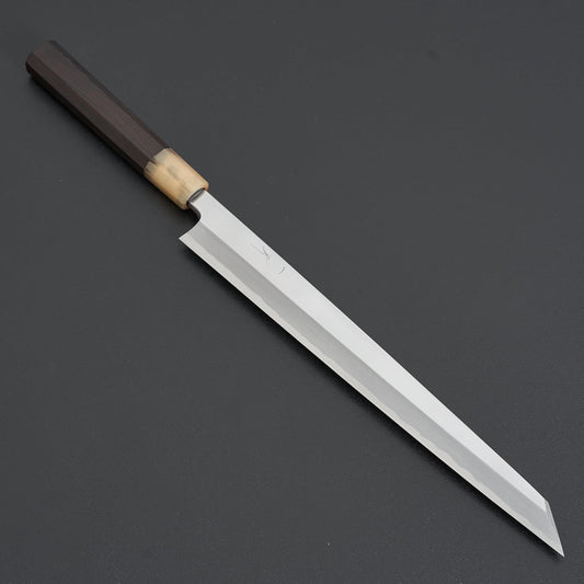 Hitohira Tanaka Mosuke Blue #1 Kiritsuke Yanagiba 300mm Ebony Handle