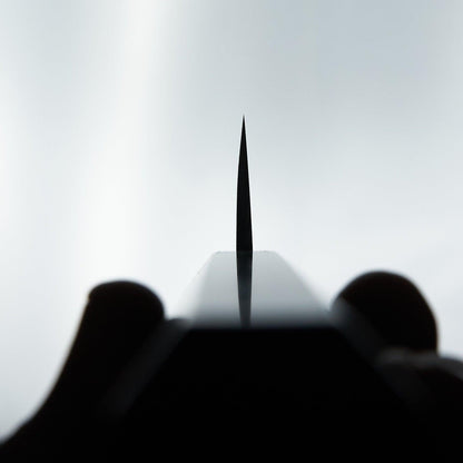 Hitohira Togashi White #1 Stainless Clad Kasumi Sujihiki 240mm Ebony Handle