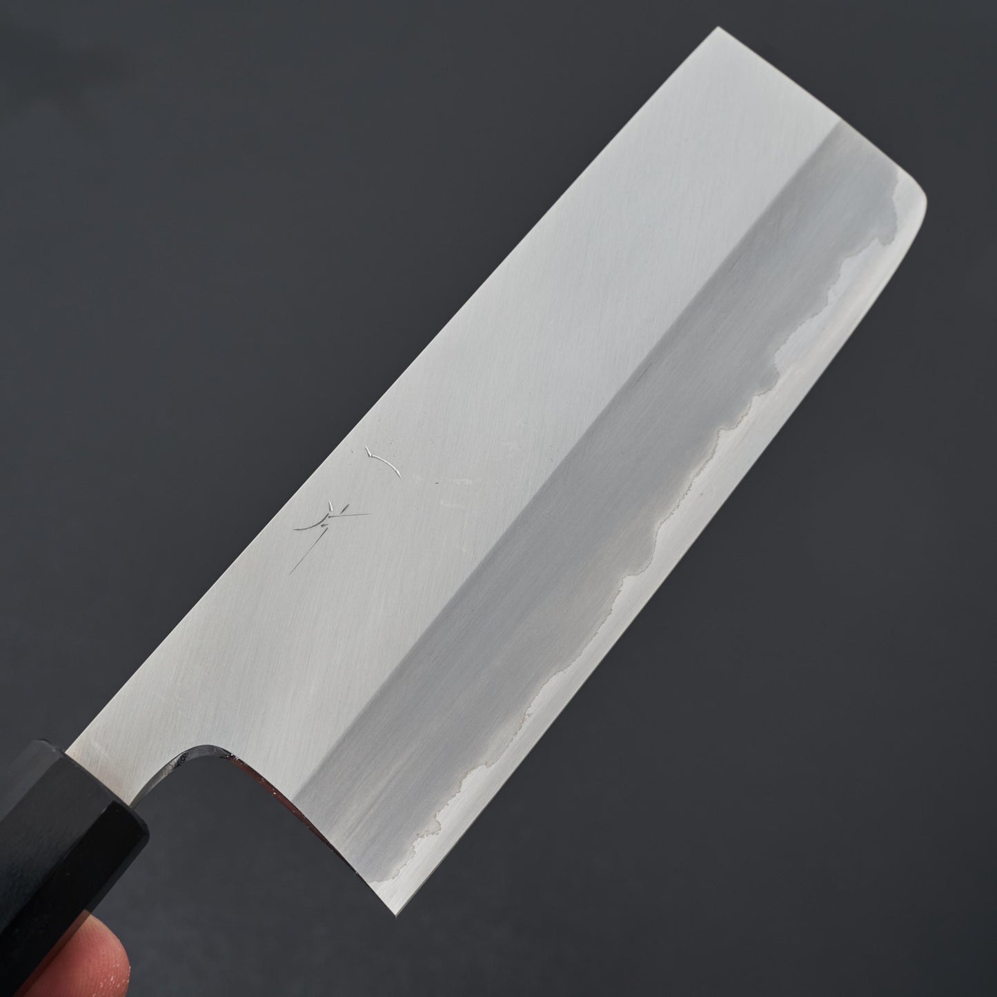 Hitohira Togashi White #1 Stainless Clad Nakiri 180mm Ho Wood Handle