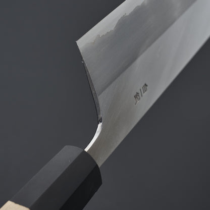 Hitohira Togashi White #1 Stainless Clad Nakiri 180mm Ho Wood Handle