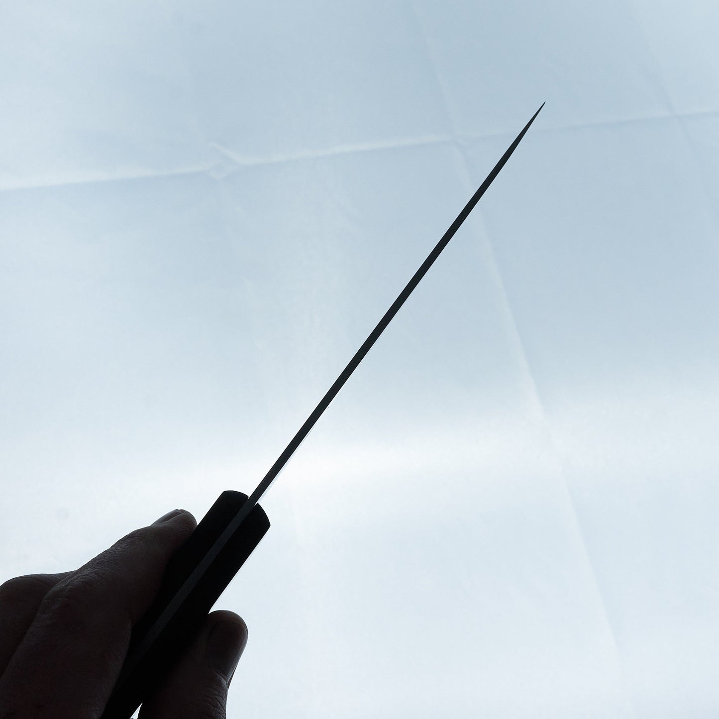 Hitohira Vintage SK Honesuki Kaku Ebony Handle (No Bolster/ Bigger Handle)