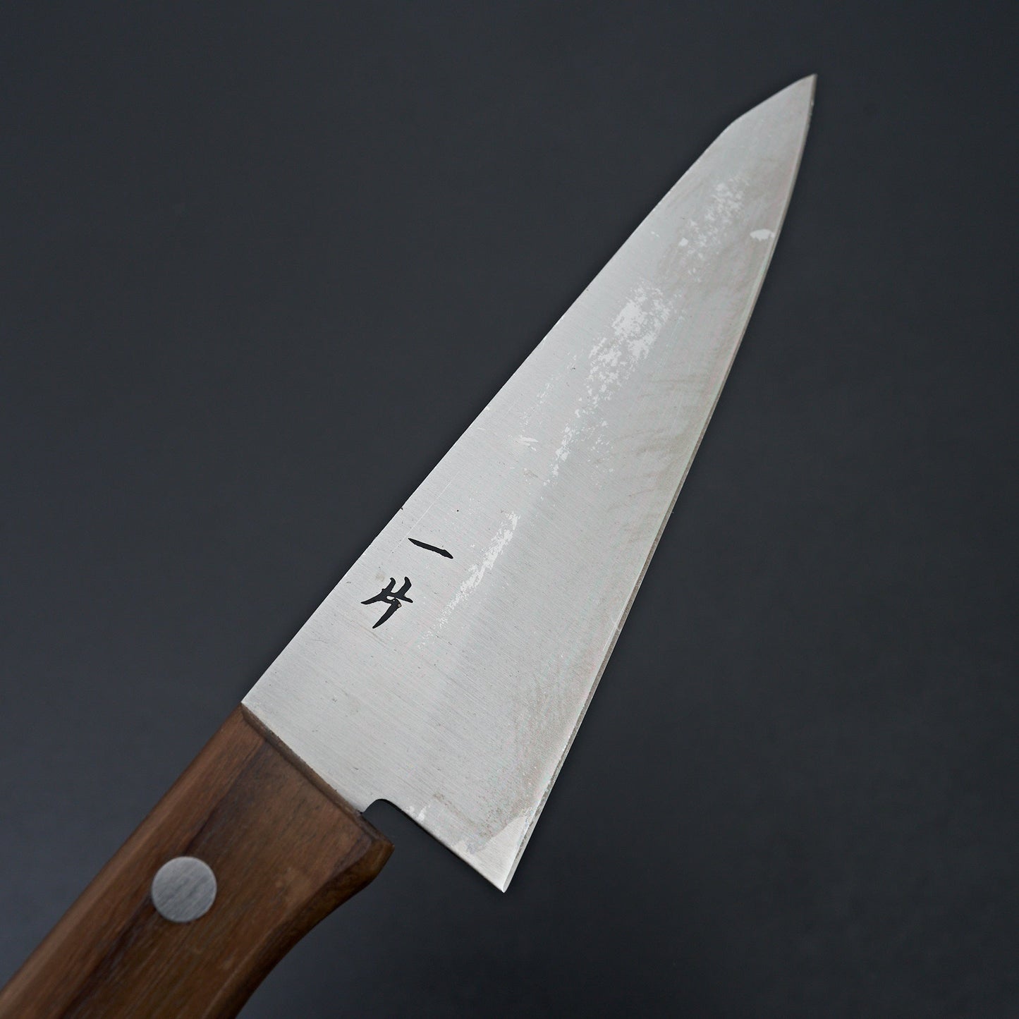 Hitohira Vintage SK Honesuki Kaku Wood Handle (No Bolster/ Bigger Handle)