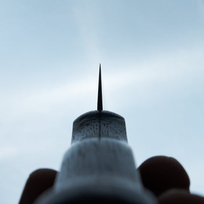 Hitohira Vintage SK Honesuki Kaku Wood Handle (No Bolster/ Bigger Handle)