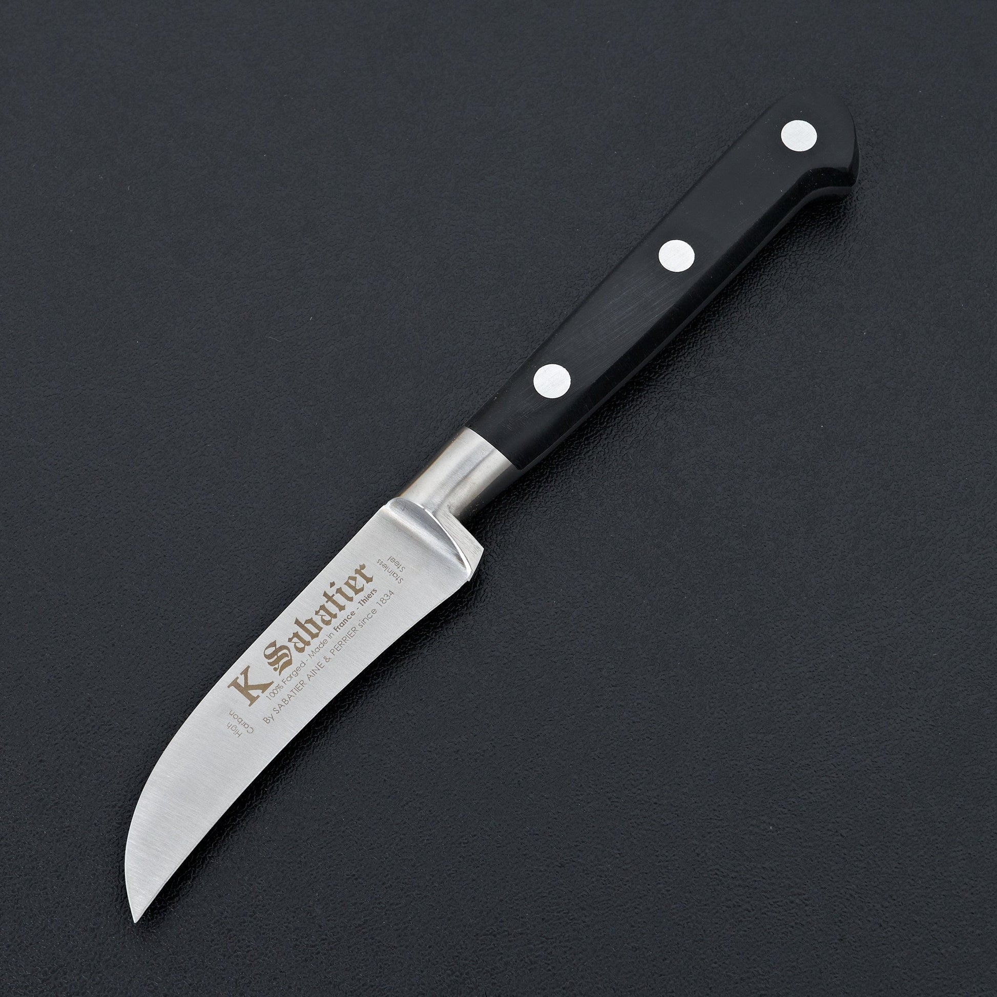 K Sabatier Authentique 4" Birds Beak Paring Knife Stainless