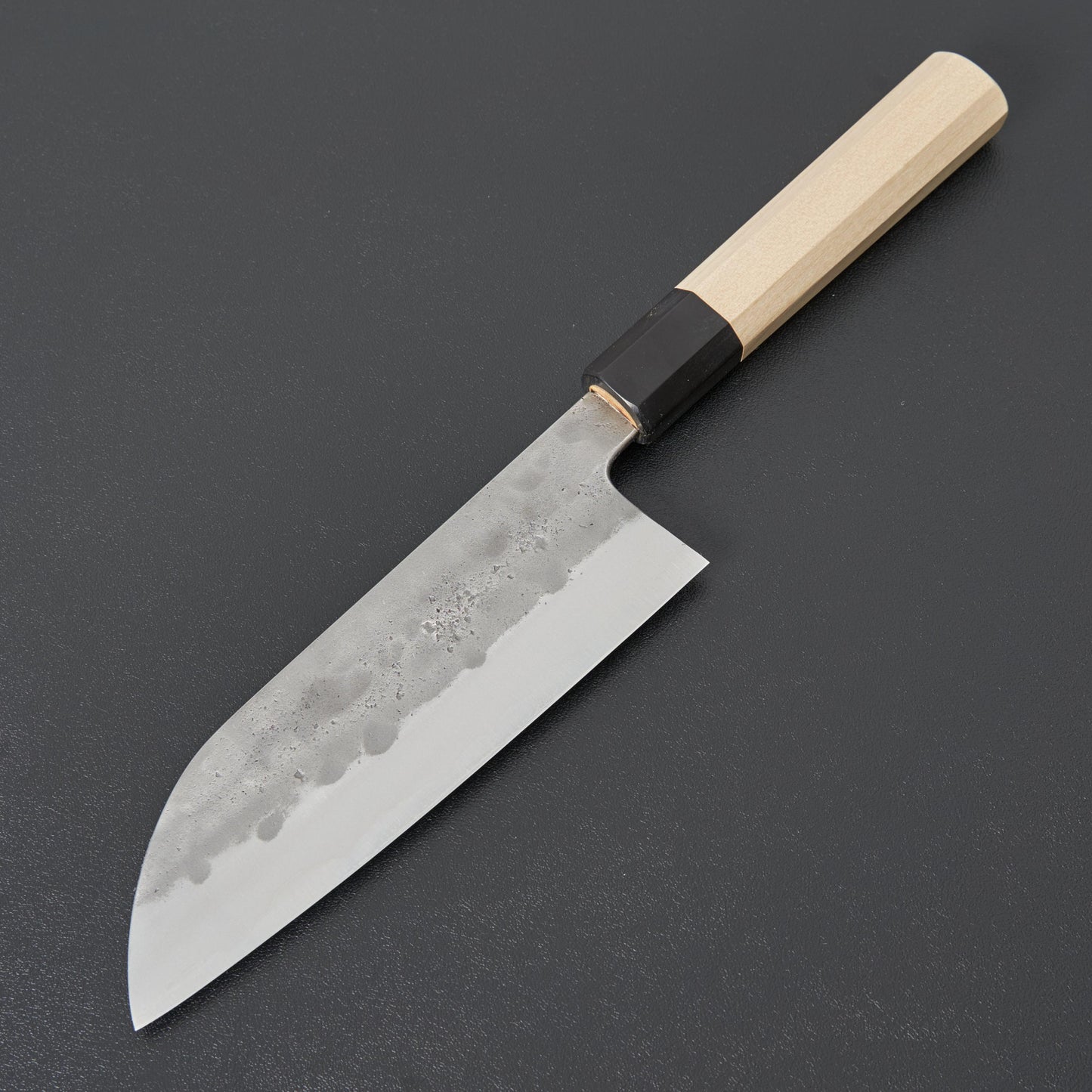 Kikumori Nashiji Blue #2 Santoku 165mm