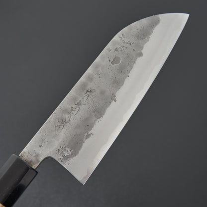 Kikumori Nashiji Blue #2 Santoku 165mm