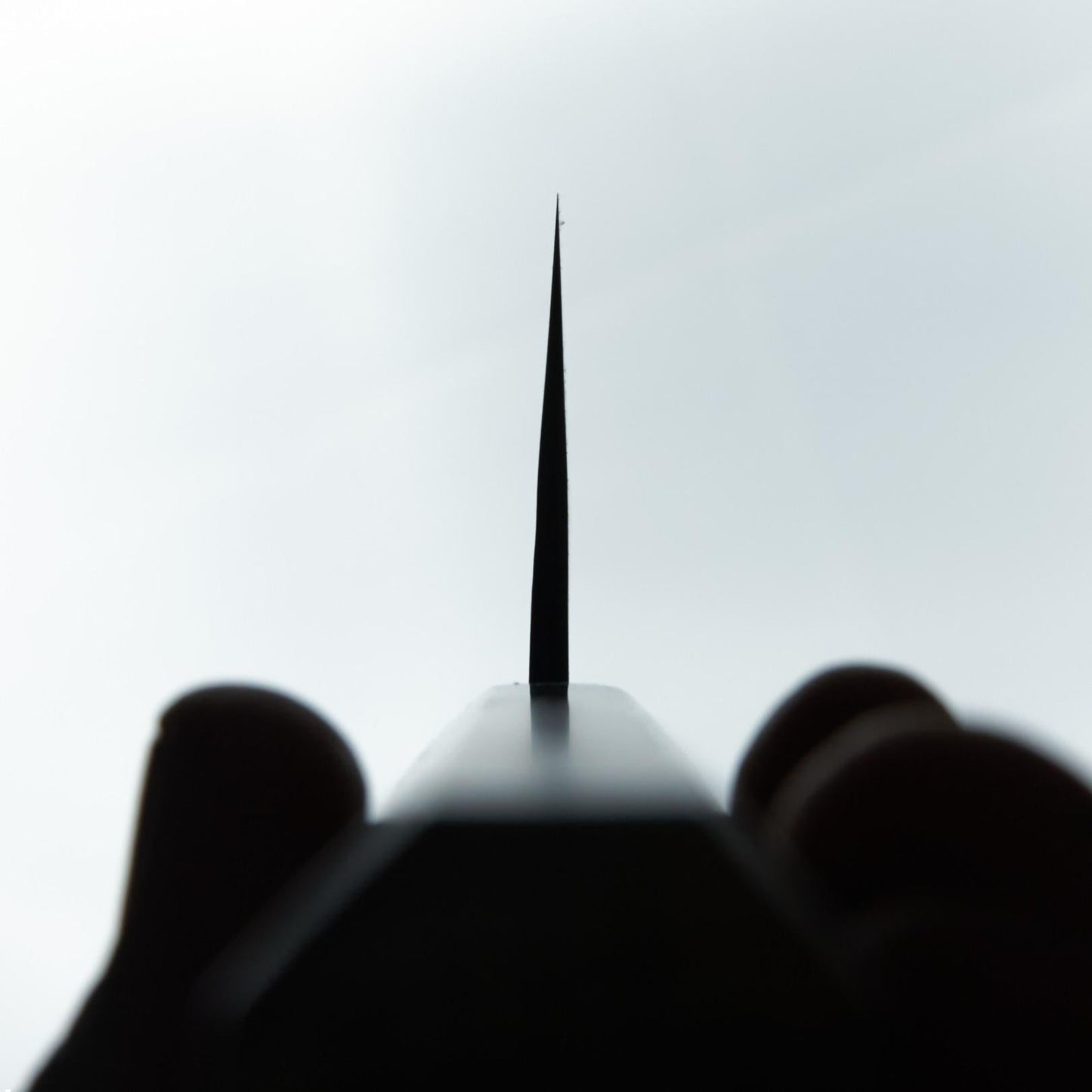 Kikumori Nashiji Blue #2 Santoku 165mm