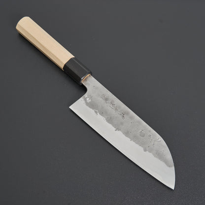 Kikumori Nashiji Blue #2 Santoku 165mm