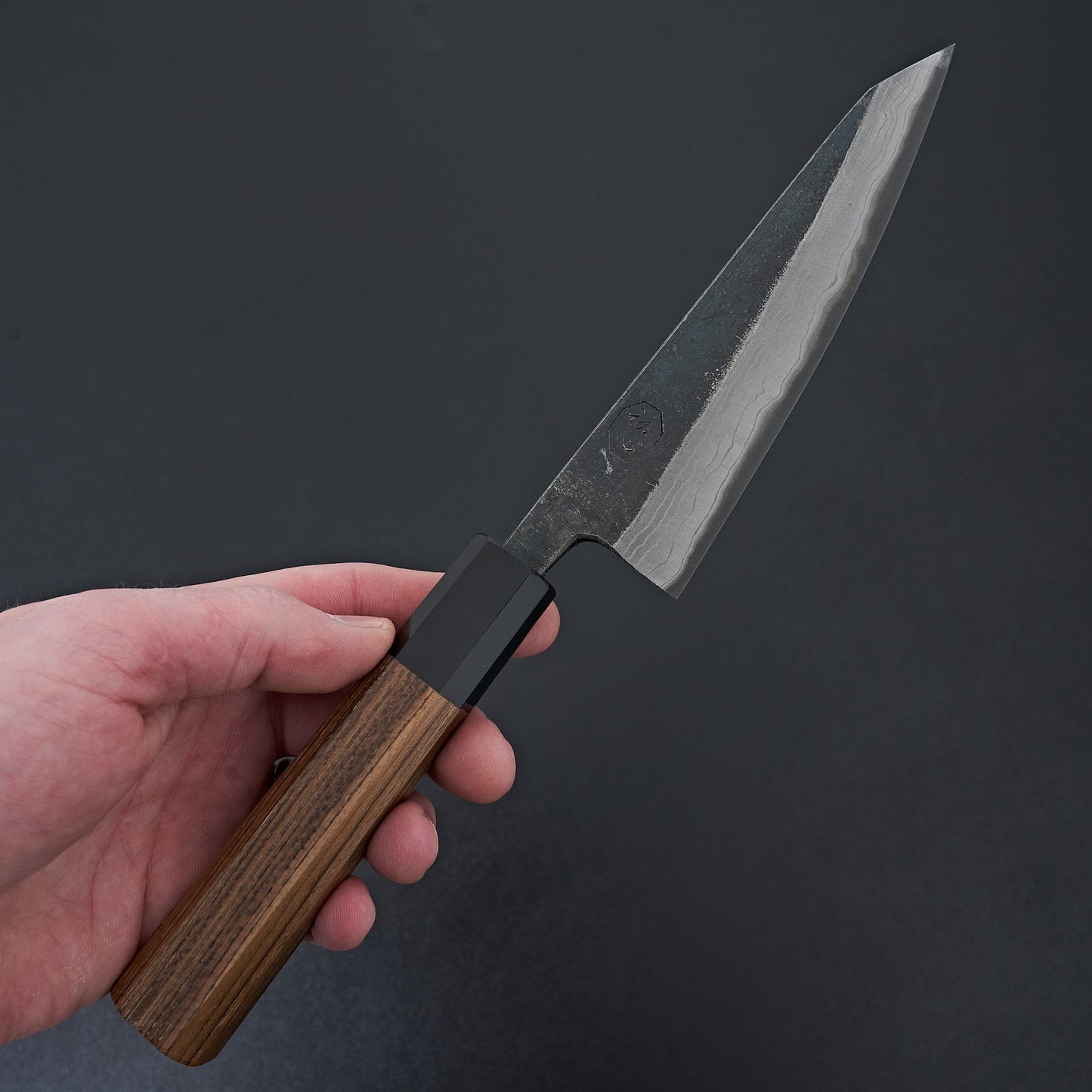 Kumokage Blue #2 Kurouchi Damascus Honesuki 150mm