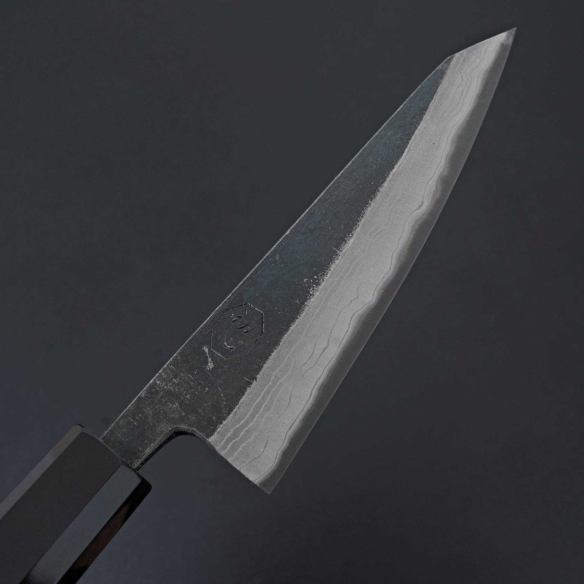 Kumokage Blue #2 Kurouchi Damascus Honesuki 150mm