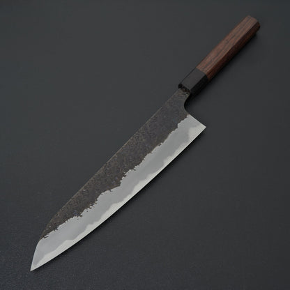 Manaka Hamono Kisuke Blue #1 Kurouchi Tsuchime Gyuto 240mm