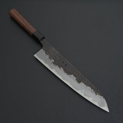 Manaka Hamono Kisuke Blue #1 Kurouchi Tsuchime Gyuto 240mm