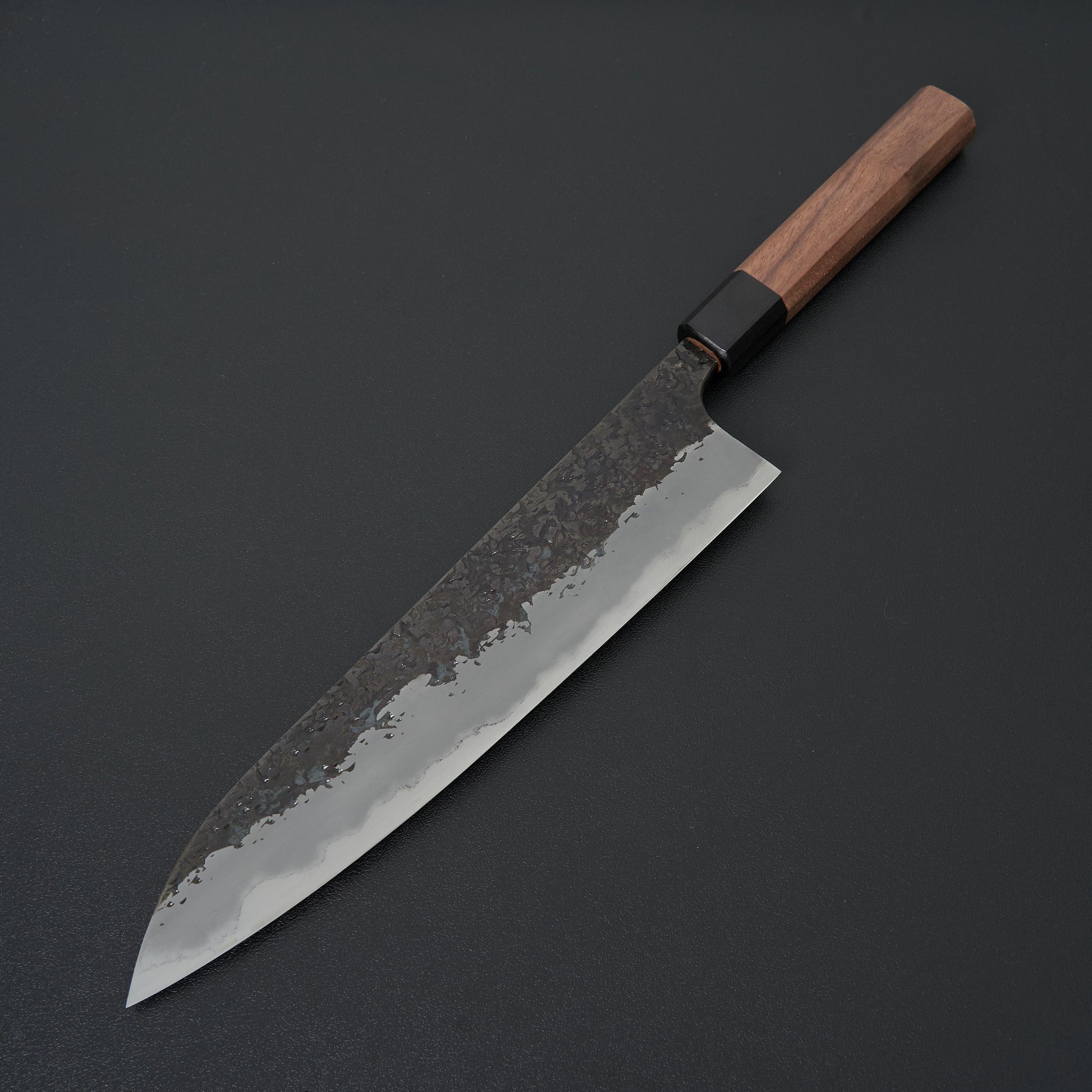 Manaka Hamono Kisuke Blue #2 Kurouchi Tsuchime Gyuto 240mm
