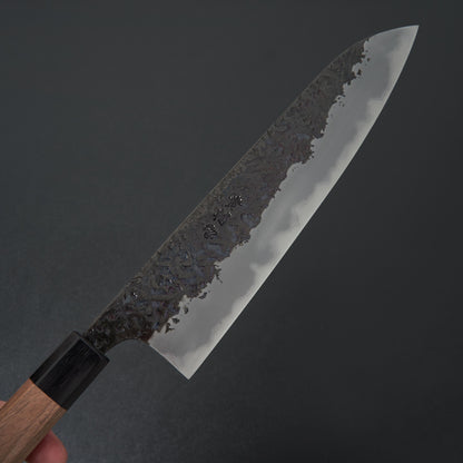 Manaka Hamono Kisuke Blue #2 Kurouchi Tsuchime Gyuto 240mm