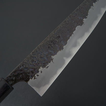 Manaka Hamono Kisuke Blue #2 Kurouchi Tsuchime Gyuto 240mm