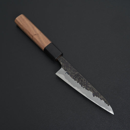 Manaka Hamono Kisuke Blue #2 Kurouchi Tsuchime Petty 120mm