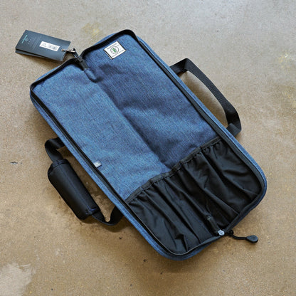 Messermeister 5 POCKET Heather Navy Preservation Knife Roll