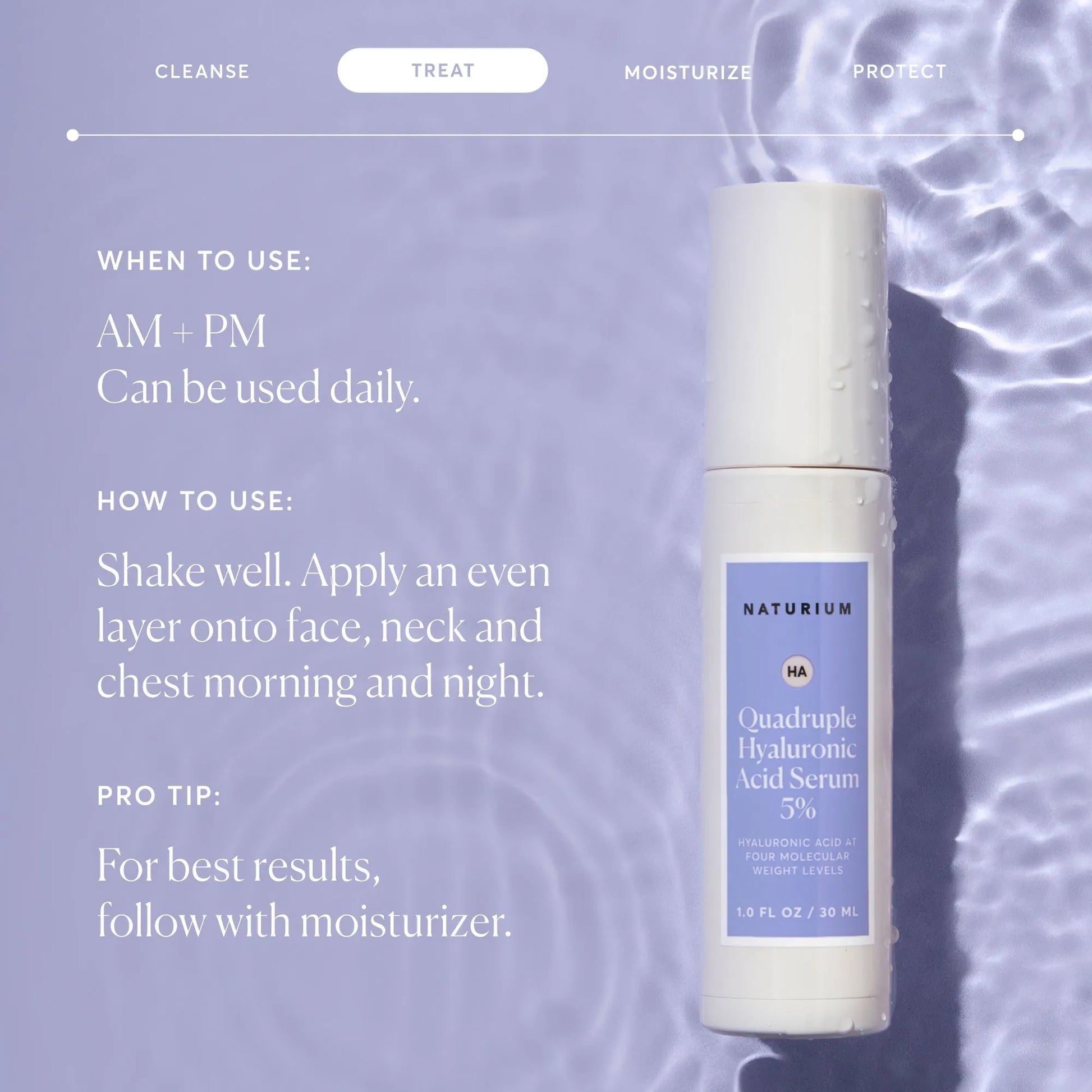 Quadruple Hyaluronic Acid Serum 5% - Jumbo