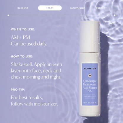 Quadruple Hyaluronic Acid Serum 5% - Jumbo