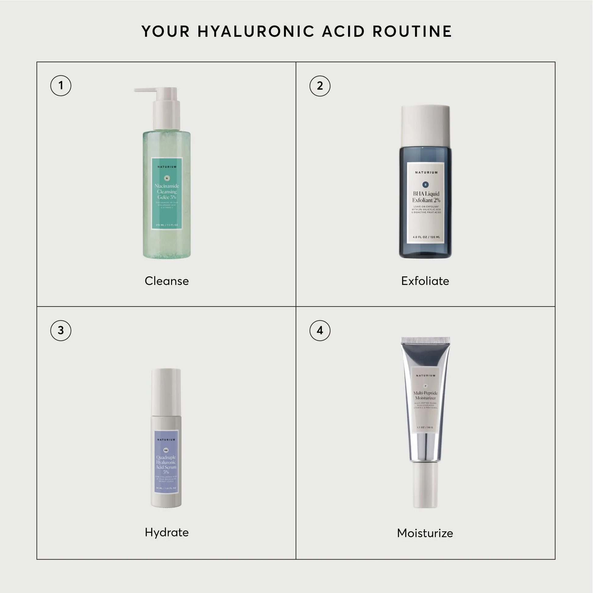 Quadruple Hyaluronic Acid Serum 5% - Jumbo