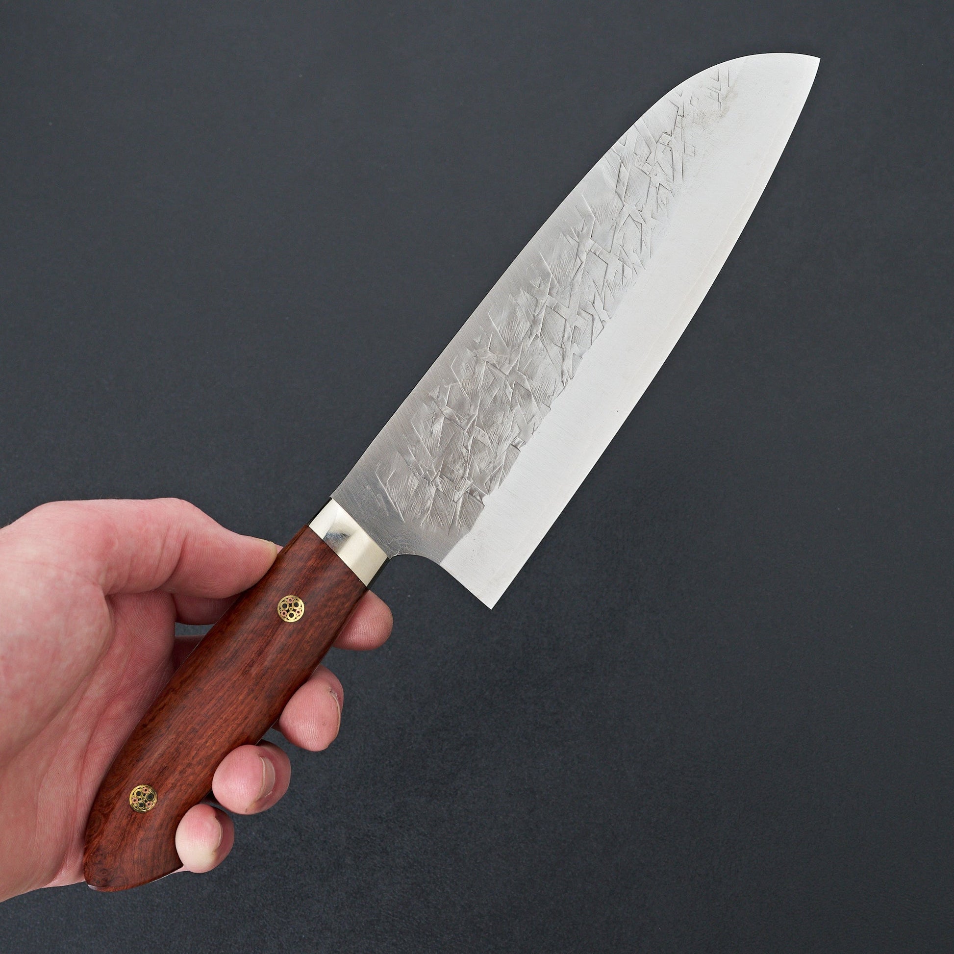 Saji SRS13 Diamond Tsuchime Santoku 180mm Karin Handle