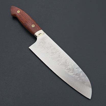 Saji SRS13 Diamond Tsuchime Santoku 180mm Karin Handle