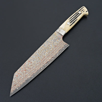 Saji Yushoku Damascus Bunka 180mm