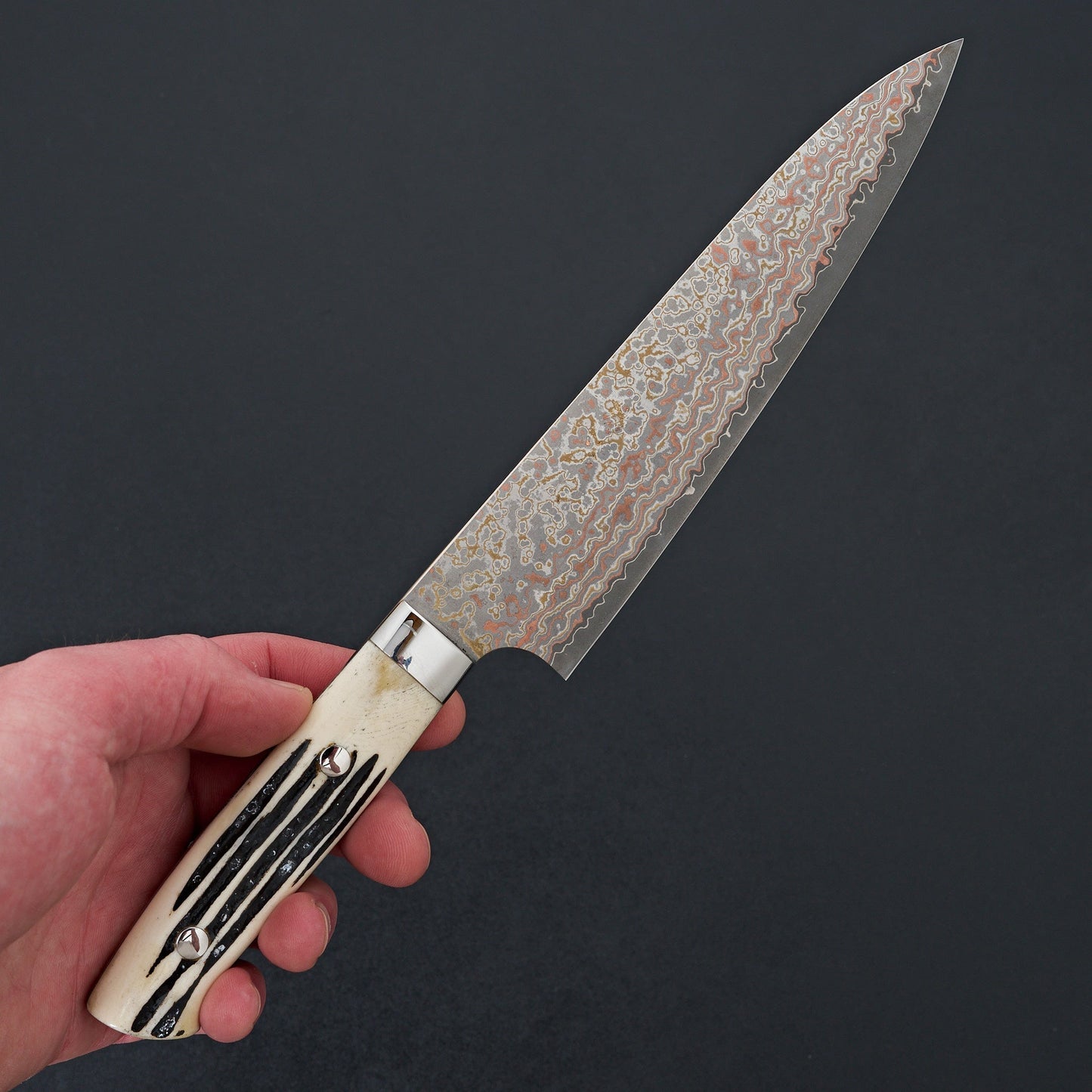 Saji Yushoku Damascus Gyuto 180mm