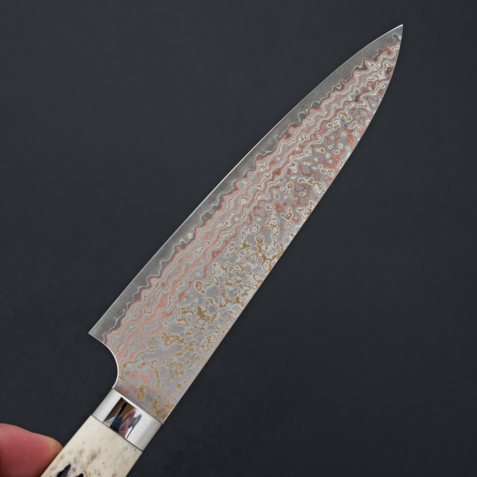 Saji Yushoku Damascus Gyuto 180mm