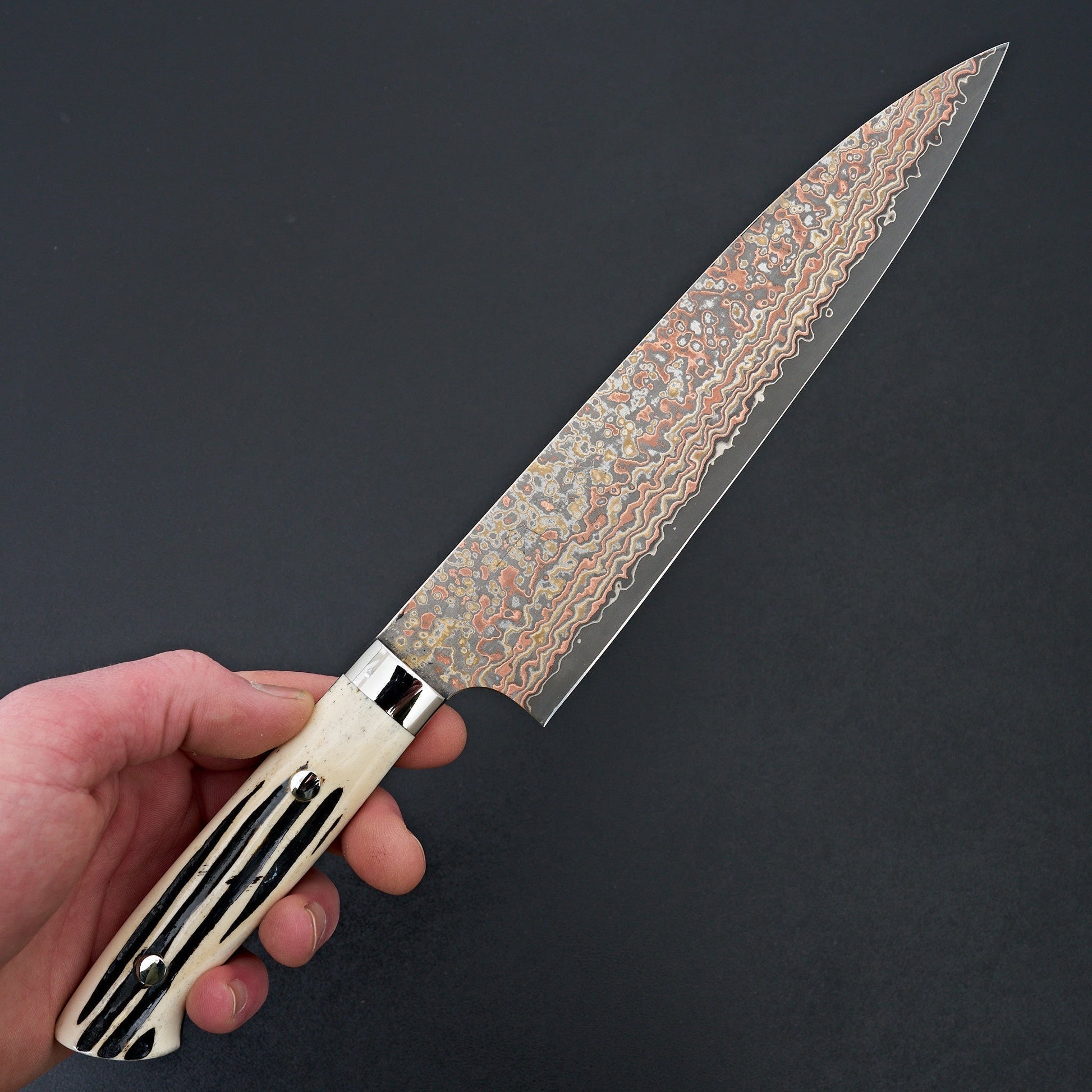 Saji Yushoku Damascus Gyuto 210mm