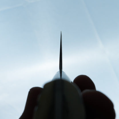 Saji Yushoku Damascus Santoku 180mm