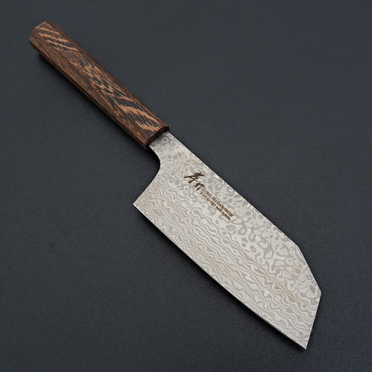 Sakai Takayuki Coreless Damascus Tall Bunka Small 135mm