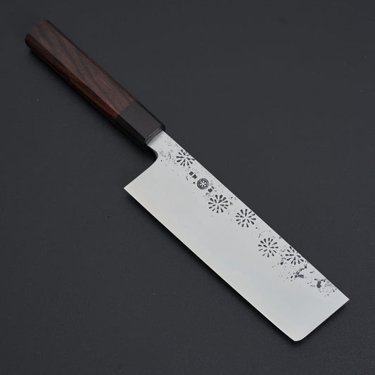Takada No Hamono Hanabi Rosewood Nakiri 180mm