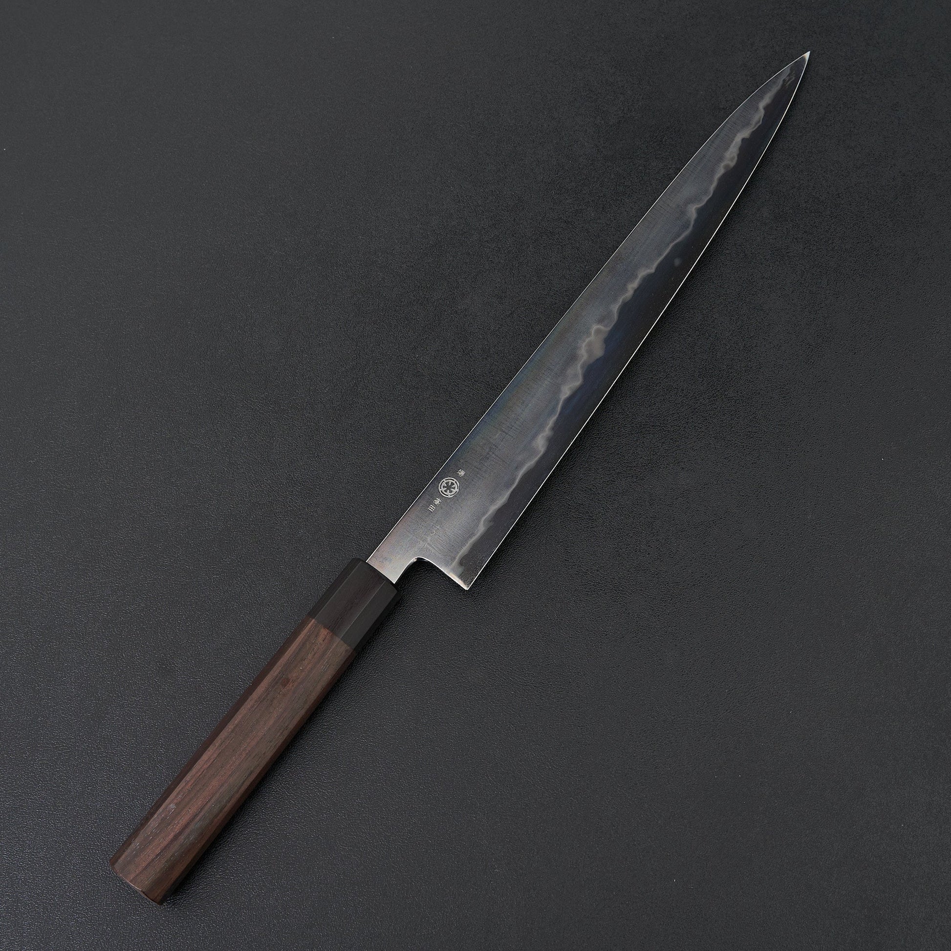 Takada no Hamono Suiboku Rosewood Blue #1 Sujihiki 300mm