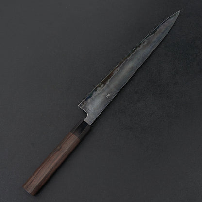 Takada no Hamono Suiboku Rosewood Blue #1 Sujihiki 300mm