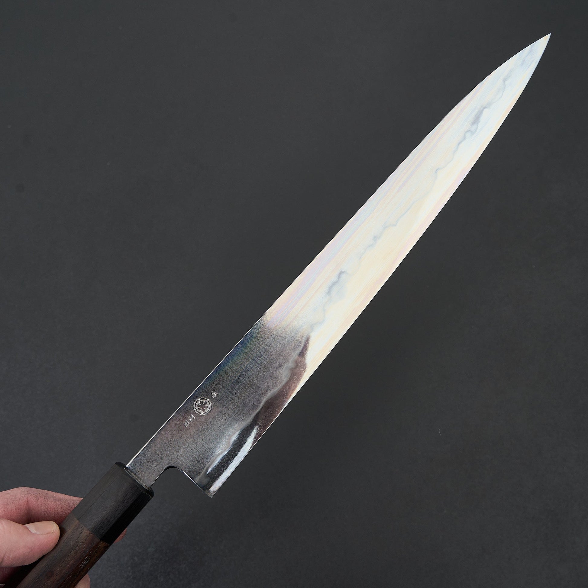 Takada no Hamono Suiboku Rosewood Blue #1 Sujihiki 300mm