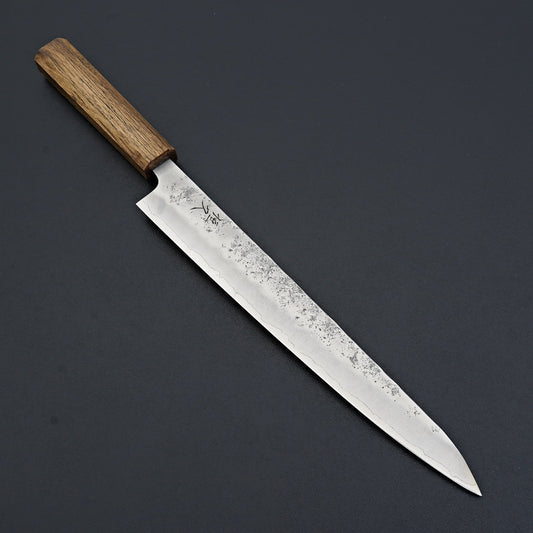 Tsunehisa Ginsan Nashiji Oak Sujihiki 240mm